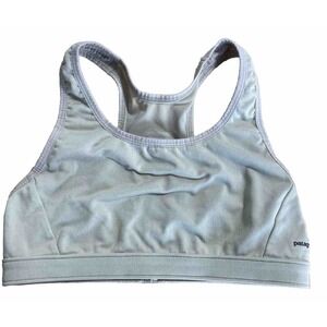 Patagonia Women's Sports Bra Brassiere Lightweight Desert Tan Khaki Medium A/B